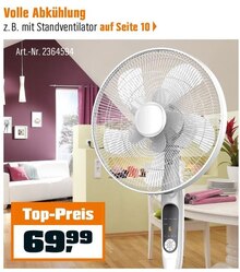Standventilator bei OBI in Hamburg Standventilator im Angebot bei OBI Hamburg für 69,99 €