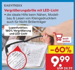 Vergrößerungsbrille mit LED-Licht von EASYMAXX im aktuellen Netto Marken-Discount Prospekt