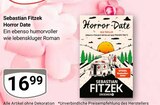 Horror Date im Angebot bei GLOBUS in Frechen Horror Date Angebote von Sebastian Fitzek bei GLOBUS Frechen für 16,99 €