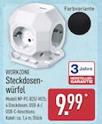 Steckdosenwürfel von WORKZONE im aktuellen ALDI Nord Prospekt für 9,99 €