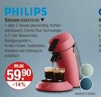 Senseo CSA210/35 im V-Markt Prospekt Senseo CSA210/35 von Philips im aktuellen V-Markt Prospekt für 59,90 €