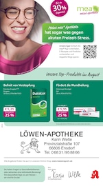 Aktueller mea - meine apotheke Apotheken Prospekt in Wadgassen und Umgebung, "Unsere August-Angebote" mit 4 Seiten, 01.08.2025 - 31.08.2025