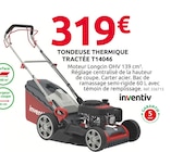 Tondeuse thermique tractée t14046 - INVENTIV en promo chez Mr. Bricolage Aix-en-Provence à 319,00 €