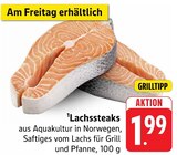 Aktuelles Lachssteaks Angebot bei E center in Darmstadt ab 1,99 €