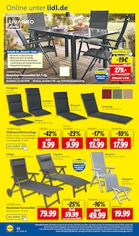 Sitzmöbel im Lidl Prospekt "LIDL LOHNT SICH" mit 66 Seiten (Stuttgart)