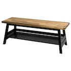 Bank mit Fach Akazie/schwarz im Angebot bei IKEA in Langenhagen Bank mit Fach Akazie/schwarz Angebote von SKOGSTA bei IKEA Langenhagen für 149,00 €
