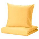 Bettwäsche-Set, 3-teilig gelb 240x220/80x80 cm im Angebot bei IKEA in Hof Bettwäsche-Set, 3-teilig gelb 240x220/80x80 cm Angebote von NATTSVÄRMARE bei IKEA Hof für 27,99 €