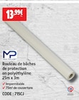 Rouleau de bâches de protection en polyéthylène 25 m x 3 m - MULTIPLAST en promo chez Screwfix Villeneuve-d'Ascq à 13,99 €