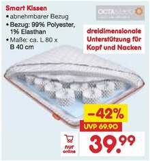 Smart Kissen* bei Netto Marken-Discount in Brandenburg Smart Kissen* im Angebot bei Netto Marken-Discount Brandenburg für 39,99 €