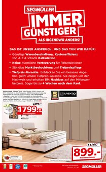 Matratze im Segmüller Prospekt "Segmüller Highlight Angebote" mit 42 Seiten (Frankfurt (Main))