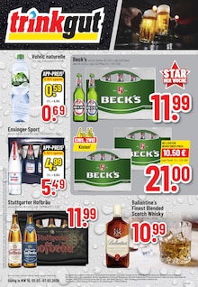 Aktueller Trinkgut Prospekt (Affalterbach, 8 Seiten zum blättern Trinkgut Prospekt Aktuelle Angebote mit 8 Seiten