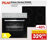 Einbau Herdset EHS4IX Angebote von PKM bei Netto Marken-Discount Langenfeld für 329,99 €