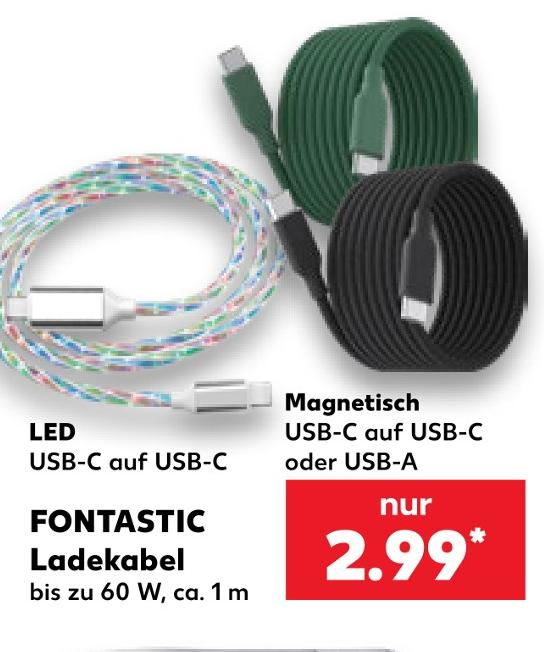 Ladekabel Angebote von FONTASTIC bei Kaufland Buchholz