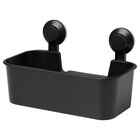 Korb mit Saugnapf schwarz im IKEA Prospekt Korb mit Saugnapf schwarz von TISKEN im aktuellen IKEA Prospekt für 7,99 €