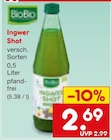 Ingwer Shot von BioBio im aktuellen Netto Marken-Discount Prospekt für 2,69 €