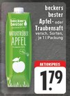 Apfelsaft Angebote von beckers bester bei E center Borken für 1,79 €