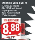 Vodka No. 21 im Angebot bei Marktkauf in Melle Vodka No. 21 Angebote von Smirnoff bei Marktkauf Melle für 8,88 €