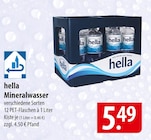 hella Mineralwasser Angebote bei famila Nordost Lüneburg für 5,49 €