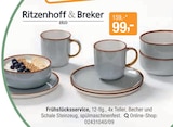 Frühstücksservice im Angebot bei Opti-Wohnwelt in Schorndorf Frühstücksservice Angebote von Ritzenhoff & Breker bei Opti-Wohnwelt Schorndorf für 99,00 €