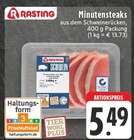 EDEKA Horstmar - Minutensteaks Angebot im Prospekt Minutensteaks bei EDEKA im Horstmar Prospekt für 5,49 €