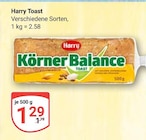 Körner Balance Toast im Angebot bei GLOBUS in Rostock Körner Balance Toast Angebote von Harry bei GLOBUS Rostock für 1,29 €