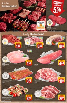 Rindfleisch im REWE Prospekt "Dein Markt" mit 32 Seiten (Fürth)
