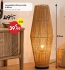 Lampadaire aissa corde h.83cm à 39,99 € dans le catalogue Maxi Bazar