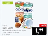 Konsum Radebeul - Nuss Drink Mandel Angebot im Prospekt Nuss Drink Mandel bei Konsum im Radebeul Prospekt für 1,99 €