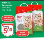 Katzenstreu Klumpend im Angebot bei GLOBUS in St. Ingbert Katzenstreu Klumpend Angebote von Jeden Tag bei GLOBUS St. Ingbert für 5,00 €