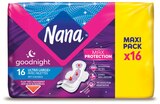 Serviettes hygiéniques ultra large+ goodnight x16 - NANA en promo chez Intermarché Hyper Serviettes hygiéniques ultra large+ goodnight x16 - NANA dans le catalogue Intermarché Hyper