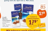 Maître Chocolatier Angebot im tegut Prospekt Maître Chocolatier im tegut Prospekt zum Preis von 1,29 €