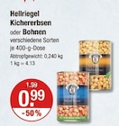Kichererbsen oder Bohnen im V-Markt Prospekt Kichererbsen oder Bohnen von Hellriegel im aktuellen V-Markt Prospekt für 0,99 €