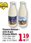 Aktuelles Frische Vollmilch Angebot bei E center in Karlsruhe ab 1,19 €
