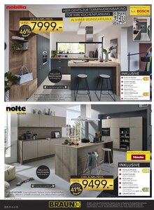 Küche im BRAUN Möbel-Center Prospekt "Wir feiern Jubiläum!" mit 24 Seiten (Freiburg (Breisgau))