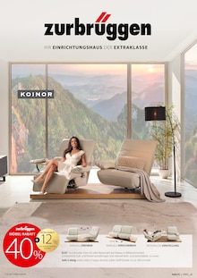 Sofa im Zurbrüggen Prospekt "zurbrüggen - IHR EINRICHTUNGSHAUS DER EXTRAKLASSE" mit 44 Seiten (Bottrop)