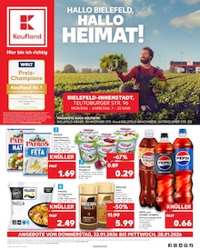 Kaufland Bielefeld Prospekt der aktuellen Woche, gültig von 22.01.2026 bis 28.01.2026 Aktueller Kaufland Bielefeld Prospekt "Aktuelle Angebote" mit 67 Seiten