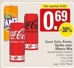 Aktuelle Cola Angebote bei WEZ in Löhne Aktuelles Coca Cola, Fanta, Sprite oder Mezzo Mix Angebot bei WEZ in Löhne ab 0,69 €