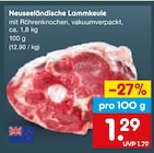 Neuseeländische Lammkeule Angebote bei Netto Marken-Discount Marl für 1,29 €