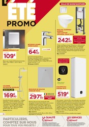 WC Angebote im Prospekt "L'ÉTÉ PROMO : GROS TRAVAUX D'ÉTÉ" von Gedimat auf Seite 10