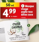 Masque visage argile rose détox coco - Cien dans le catalogue Lidl