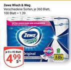 Wisch & Weg Original im Angebot bei GLOBUS in Gera Wisch & Weg Original Angebote von Zewa bei GLOBUS Gera für 4,99 €