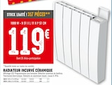 Promo RADIATEUR INCURVÉ CÉRAMIQUE à 119,00 € dans le catalogue Brico Cash à Saint-Géréon