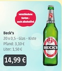 Aktuelle Becks Angebote bei GetränkeLand Mayer in Dresden Aktuelles Beck's Angebot bei GetränkeLand Mayer in Dresden ab 14,99 €