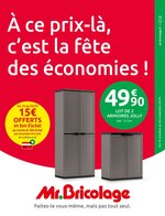 Catalogue Mr Bricolage "À ce prix-là, c'est la fête des économies !", 16 pages, à Toulouse, 16/10/2019 - 03/11/2019 Prospectus Mr Bricolage "À ce prix-là, c'est la fête des économies !", 16 pages, à Toulouse, 16/10/2019 - 03/11/2019