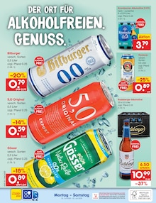 Bier im Netto Marken-Discount Prospekt "Aktuelle Angebote" mit 71 Seiten (Rostock)