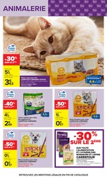 Prix et réduction Litière dans le prospectus Carrefour en cours Offre Litière dans le catalogue Carrefour du moment à la page 53