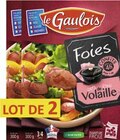 Lot de 2 étuis de gésiers ou foies de volaille confits - Le Gaulois à 5,49 € dans le catalogue Géant Casino