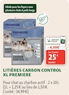 Promo Litières Carbon Control XL à 25,00 € dans le catalogue Maxi Zoo ""