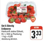 Erdbeeren Angebote von Gut & Günstig bei nah und gut Weiden für 3,33 €