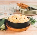 Choux cuisinés au riesling et lardons à Super U dans Le Tronchet